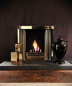 Addison Road - modern,fireplace - working,fireplace,floor - dark,dark colours