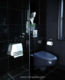 Addison Road - modern,bathroom,floor - tiled,dark colours