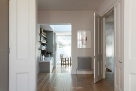 Archway - floor - light,floor - wooden,hallway