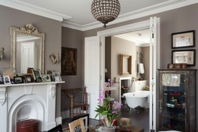 Archway - fireplace,mirror