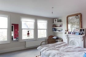 Archway - bedroom,fireplace,floor - carpet,floor - light,period