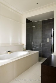 Audrey House - modern,bathroom,floor - light,floor - tiled,shower