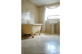 Austen House - bath -  roll top,bathroom,floor - tiled,period