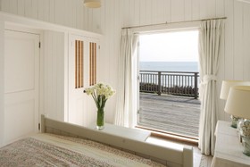 Beauty Point - bedroom,french doors,terrace/patio,modern