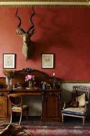 Belmont House - fireplace,mirror,period