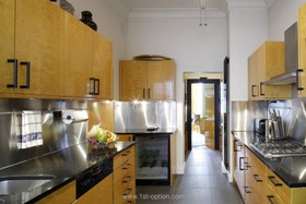 Cavendish Place - floor - light,floor - tiled,kitchen,modern