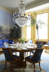 Cavendish Place - antique furniture,dining room,floor - light,floor - wooden,quirky