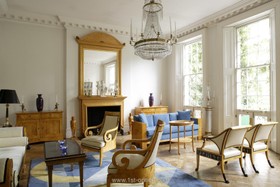 Cavendish Place - antique furniture,fireplace,floor - light,floor - wooden,living room,mirror,period,fireplace - working