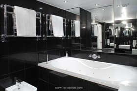Cavendish Place - modern,bathroom,dark colours