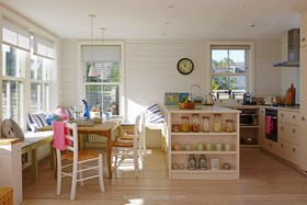 Coast House - floor - light,floor - wooden,french doors,living room,wood panneling