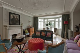 Craft House - antique furniture,bright colours,fireplace,floor - light,floor - wooden,living room