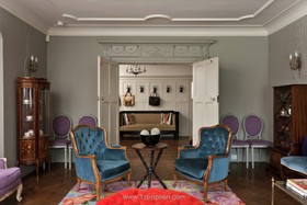 Craft House - antique furniture,bright colours,living room