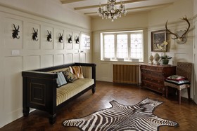 Craft House - floor - dark,floor - wooden,living room,period,wood panneling,antique furniture