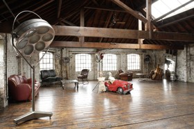 The Depot - exposed brick,retro/vintage,floor - wooden,distressed walls,floor - dark