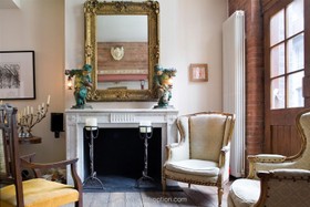 The Factory - mirror,fireplace,period