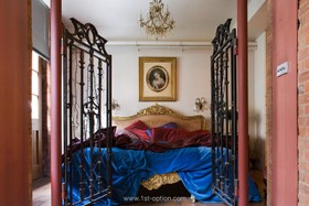 The Factory - antique bed,gate,bedroom,opulent