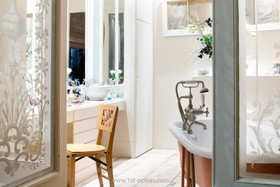 The Factory - bath -  roll top,bathroom,floor - light
