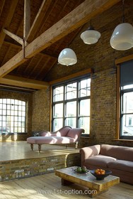 First Option Studio - chaise longue,living room,floor - wooden,floor - light