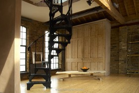 First Option Studio - staircase - spiral,staircase