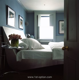 Fournier Street - modern,bedroom,bright colours
