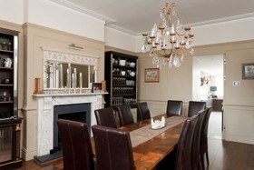 Hillbury - dining room,floor - wooden