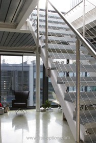 The Jam Factory - staircase,metallic