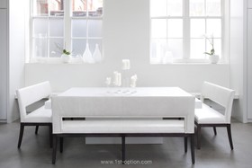 Lightbox - floor - concrete,dining room,floor - light,modern,white space