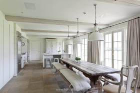 Limestone - floor - tiled,kitchen,shabby chic,dining room
