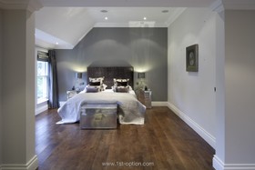 Littleworth - bedroom,dark colours,floor - dark,floor - wooden,modern