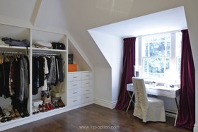 Littleworth - floor - dark,floor - wooden,walk in wardrobe