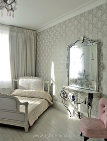 Lordship Park - antique bed,bedroom,wallpaper,mirror,antique furniture