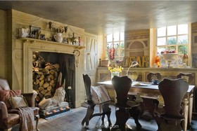 Mile End Road - dining room,fireplace,period,kitchen