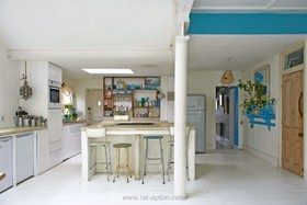 Mount Pleasant - floor - wooden,kitchen,kitchen island,floor - light