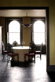 Oriel - floor - wooden,dining room,floor - dark,antique furniture,dark colours,period