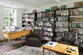 Petersham Common - floor - dark,floor - wooden,study