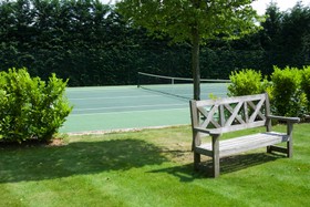 River House - tennis court,garden