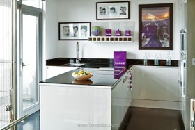 Roger's Penthouse - kitchen,modern,floor - tiled
