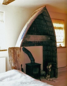 Seascape - fireplace,period,quirky