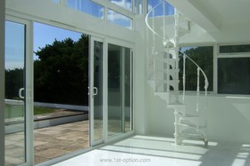 Shoreham Beach - staircase - spiral,staircase
