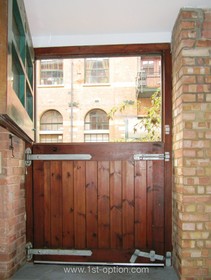 Spratts Factory - gate