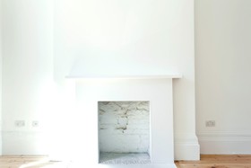 St Georges - white space,fireplace