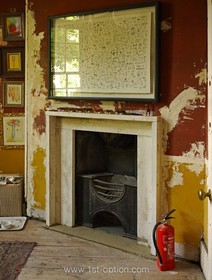 Upper Mall - dark colours,derelict,fireplace