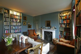 Vallance House - antique furniture,fireplace,floor - wooden,library