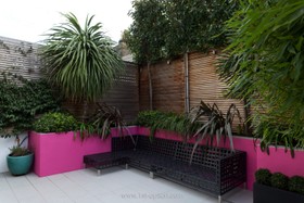 Viola - bright colours,floor - tiled,modern,terrace/patio