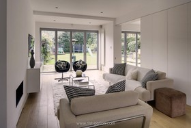 The White House - floor - light,floor - wooden,living room,modern