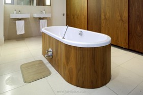 The White House - bathroom,floor - light,floor - tiled,modern