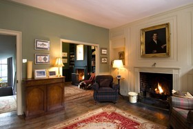 Wilkes Street - antique furniture,fireplace,fireplace - working,floor - dark,floor - wooden,living room,period