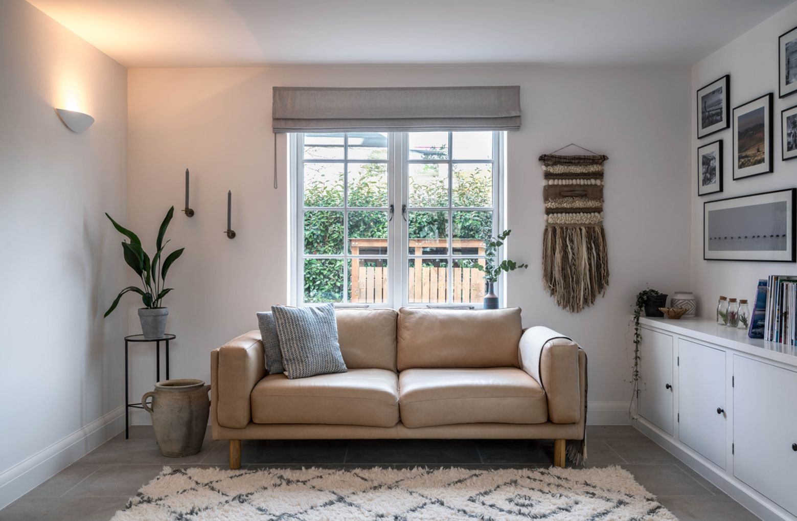 Chestnut's neutral living room