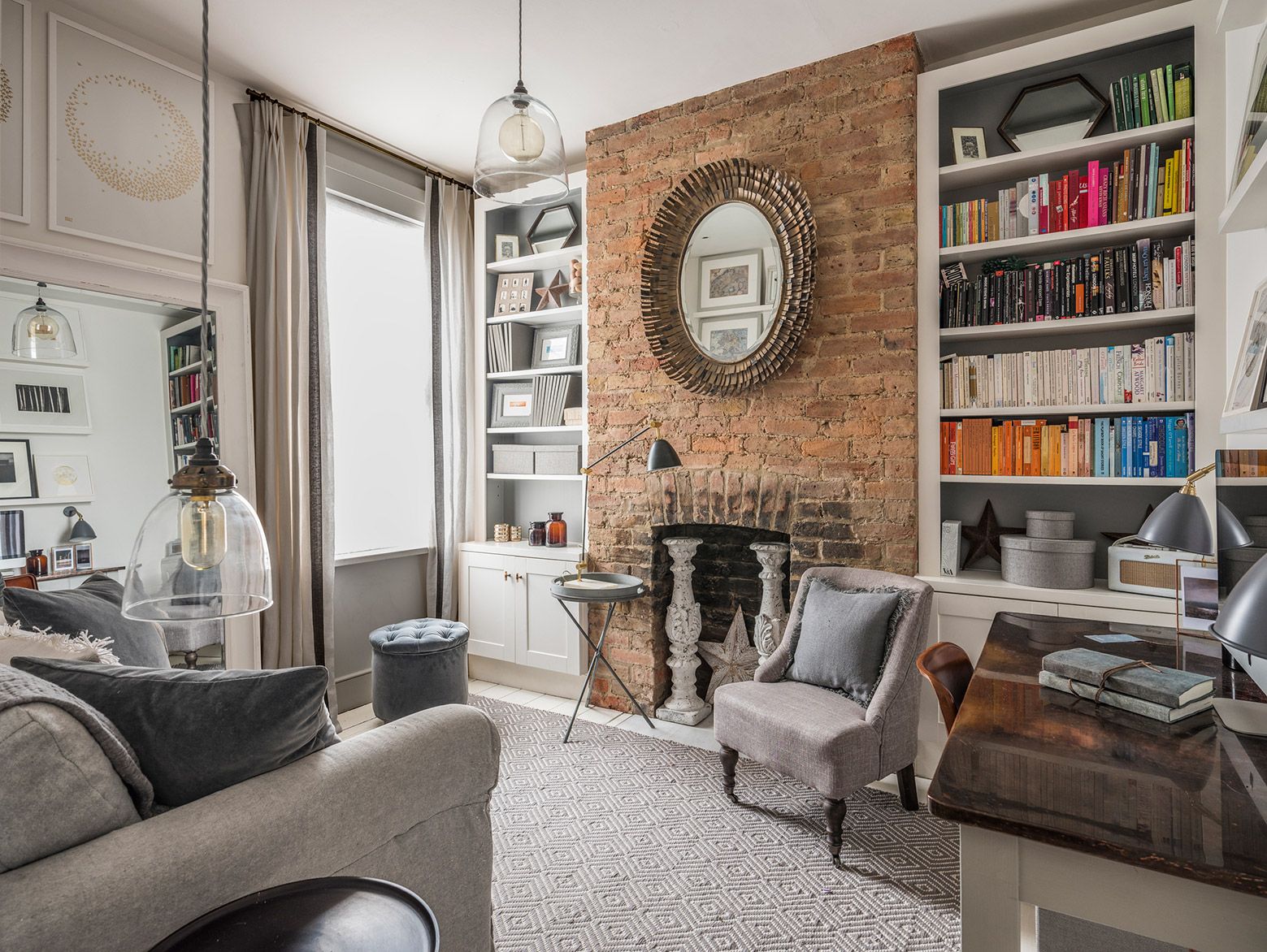 The first floor study