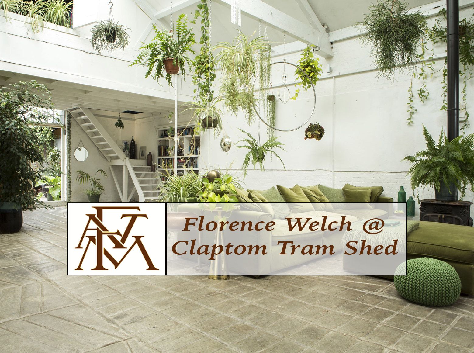 Florence Welch shoots at Clapton Tram Shed